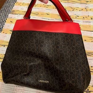 Calvin Klein large tote purse